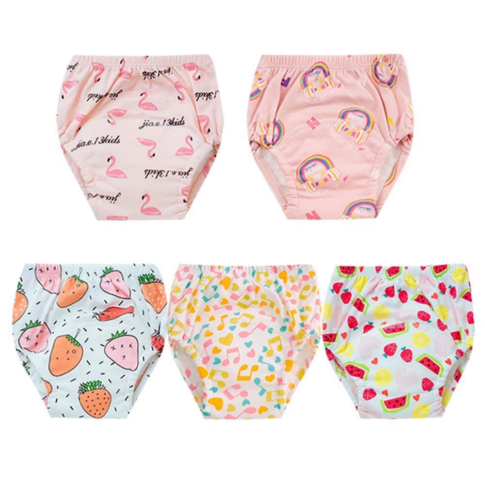 Cloth Diaper Insert - 5pcs/Lot Baby Cotton Training Panties Waterproof