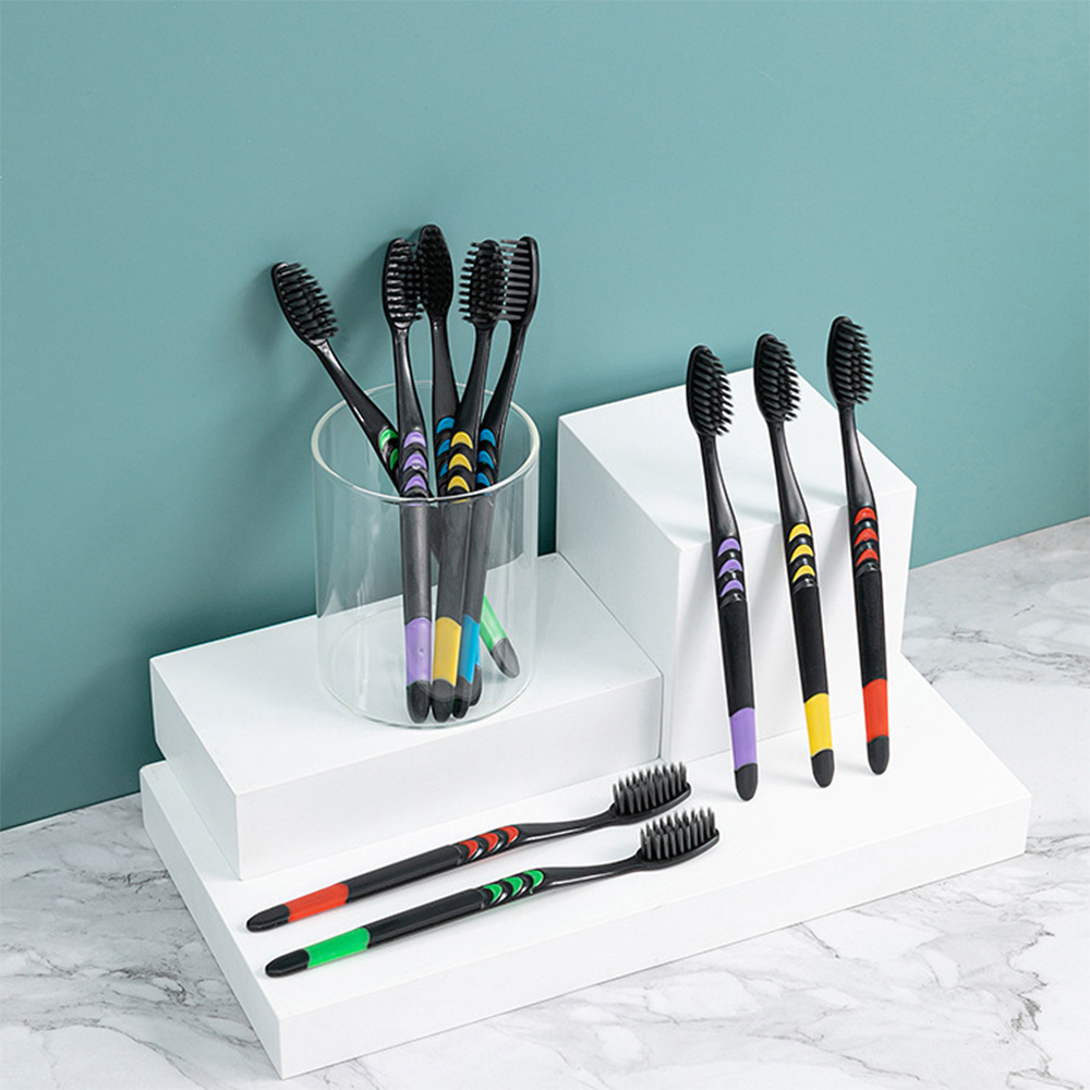 Bamboo Toothbrush Set - Toothbrush Set with Soft Bristles and