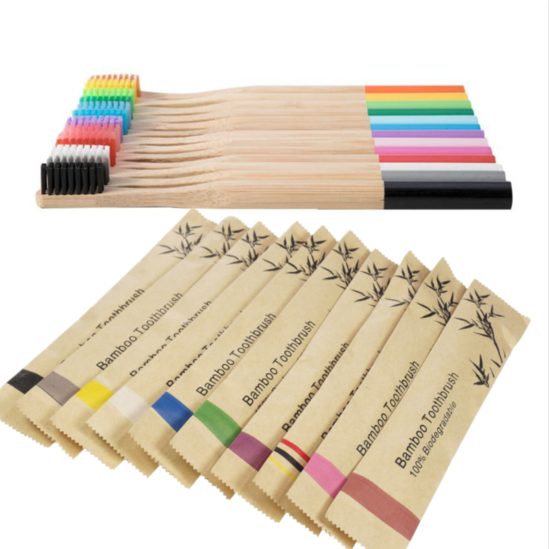 10/20 Pcs Kids Bamboo Toothbru - Bamboo Toothbrush Set avis et prix