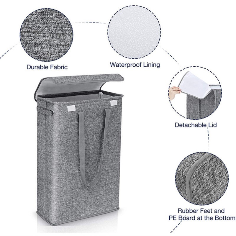 Cotton Linen Laundry Basket Wi - Laundry Strip Eco avis et prix