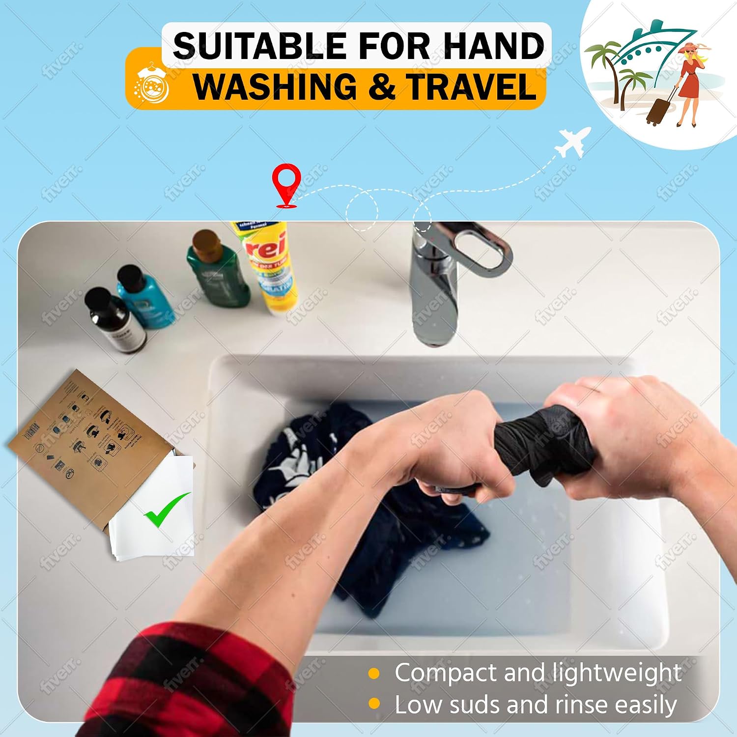 Eco-Friendly Portable Laundry  - Laundry Strip Eco avis et prix