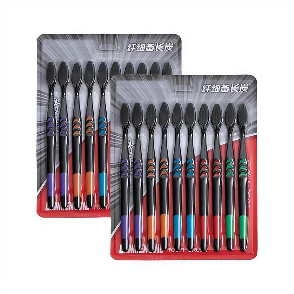 10 Pieces Packed Soft Bristle  - Bamboo Toothbrush Set avis et prix