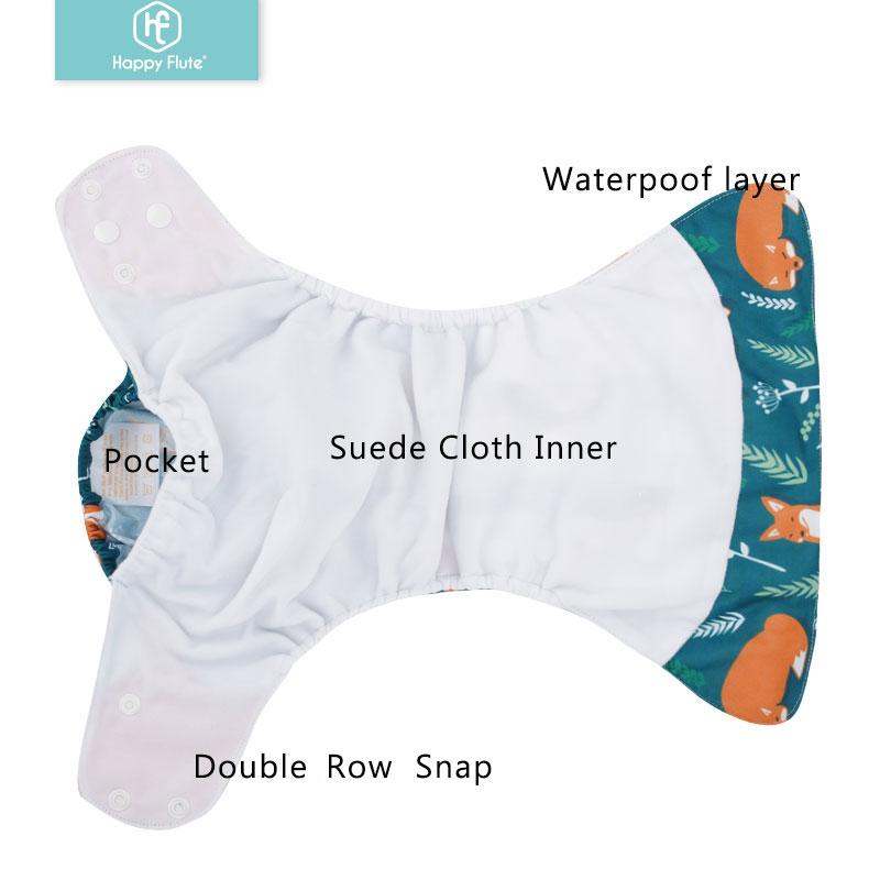 Happyflute 2023 4pcs/set Washa - Cloth Diaper Insert avis et prix