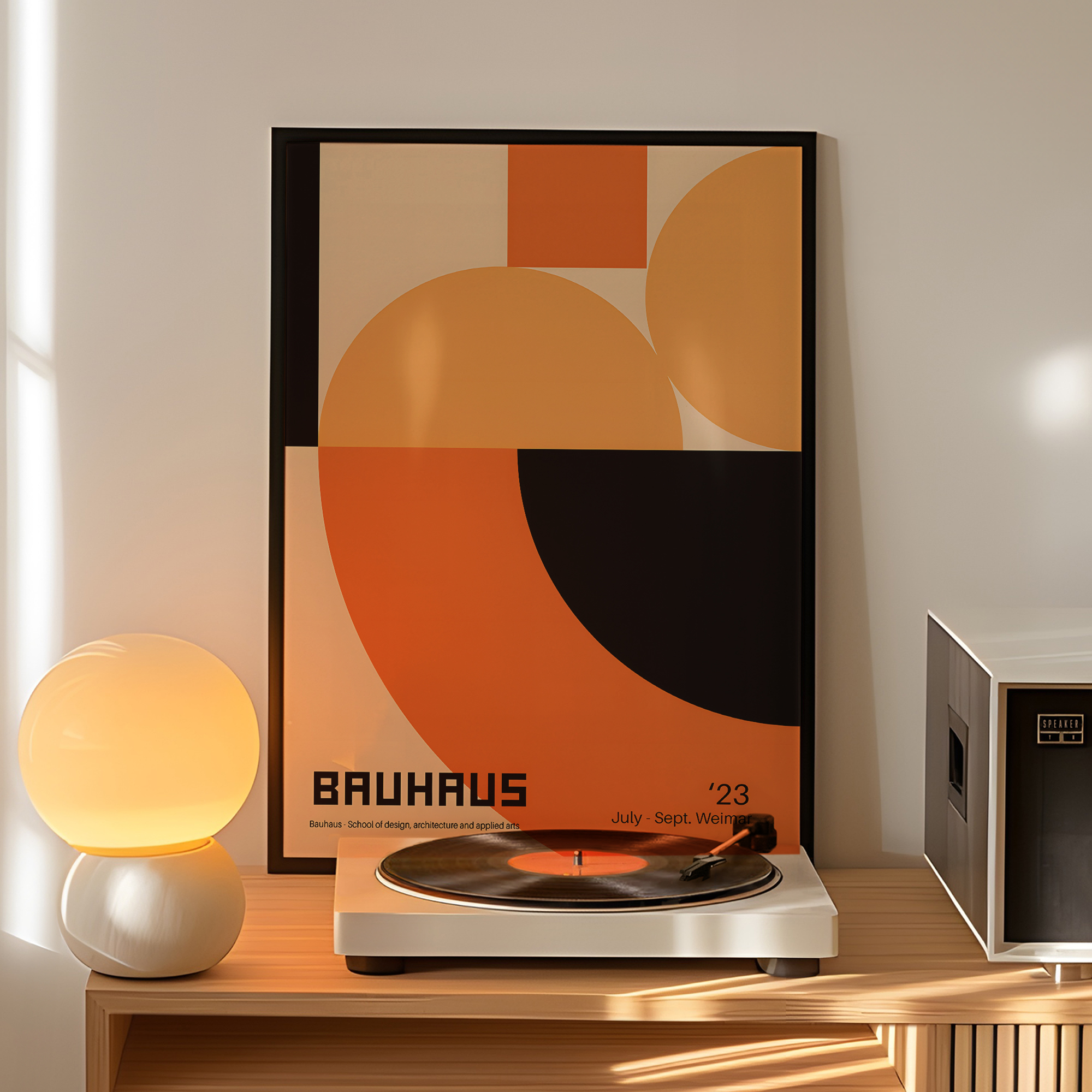 Modern Geometry Bauhaus School - Sustainable Living Products avis et prix