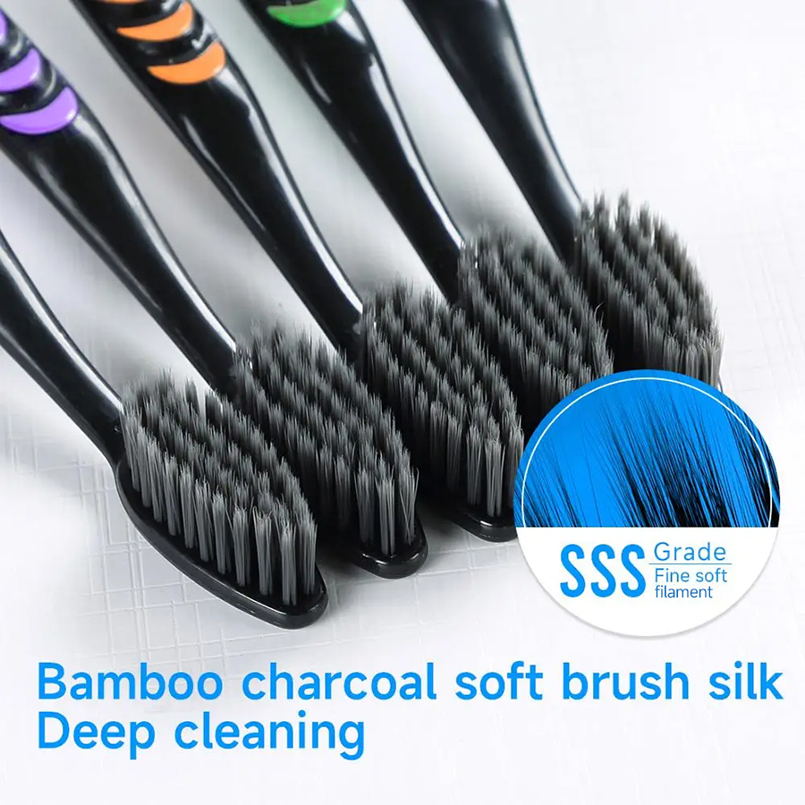 10/20 Pcs Family pack toothbru - Bamboo Toothbrush Set avis et prix